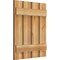 Ekena Millwork Spaced Board-n-Batten Shutters, Rough Sawn Western Red Cedar, 23W x 28H, PR RBS06S23X028RWR - alternate 2